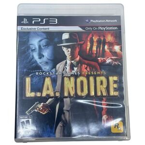 LA Noire Sony PlayStation 3 PS3 Rockstar Games The Consuls Car Traffic Case